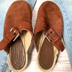 Max Mara Weekend suede mule espadrilles